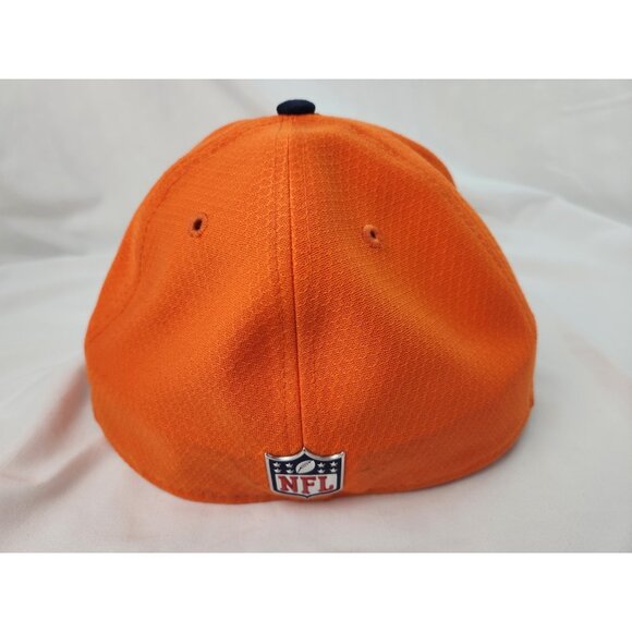 New Era 59Fifty Sideline Collection Denver Broncos Orange 7 1/2" Fitted Hat Cap - Picture 4 of 9